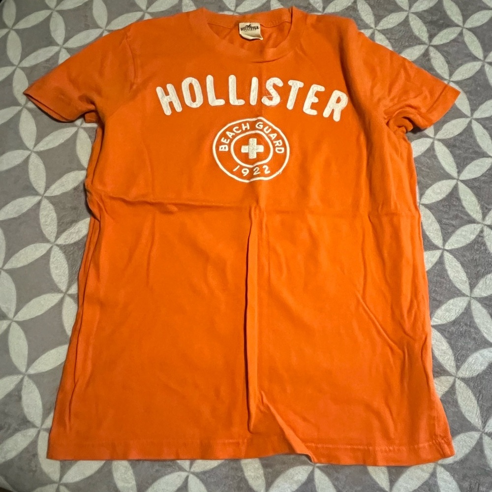 Hollister Vibrant Orange Beach Guard Tee